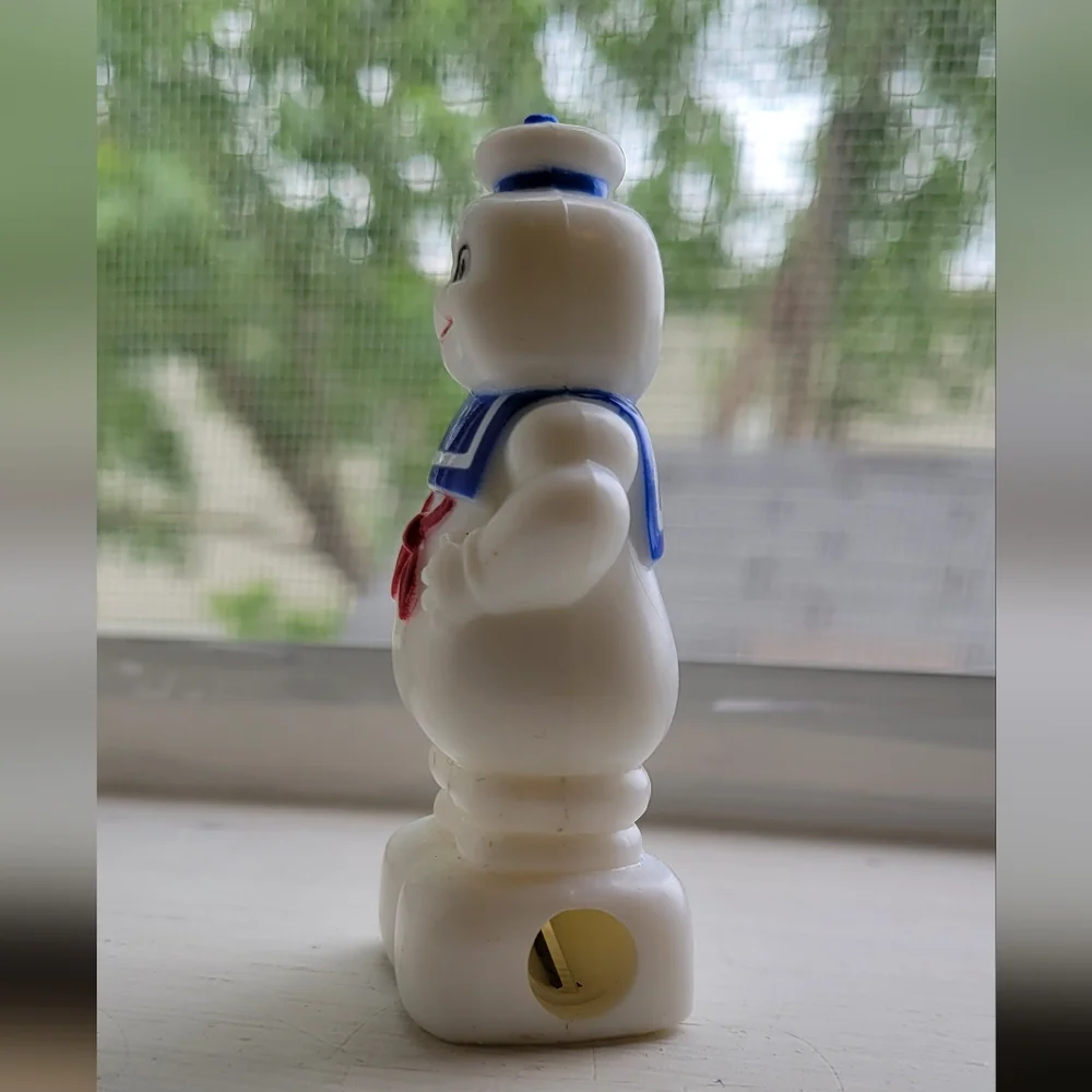 Vtg 80s 1984 Ghostbusters marketing Stay Puft marshmallow man pencil sharpener
